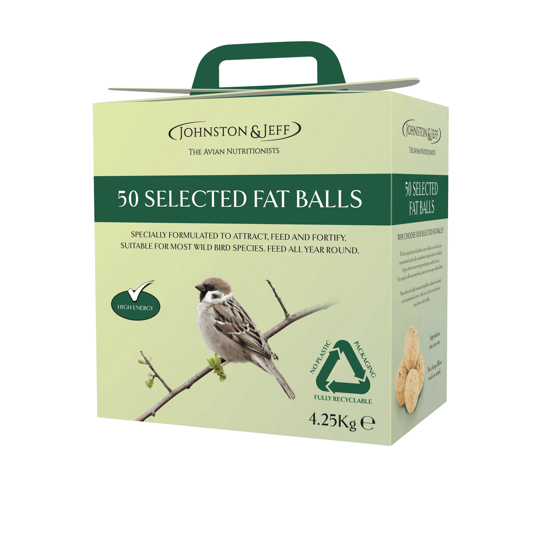 Johnston & Jeff Fatballs Refill No Nets Box x50 - North East Pet Shop Johnston & Jeff