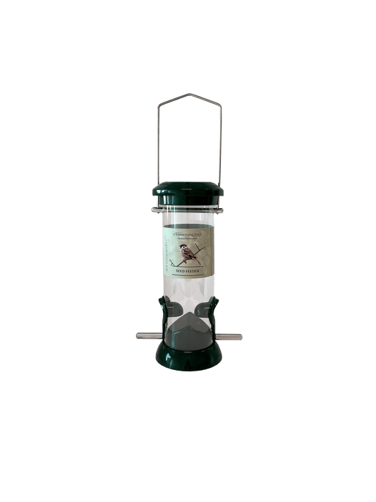 Johnston & Jeff Green Cast Seed Feeder 20cm - North East Pet Shop Johnston & Jeff