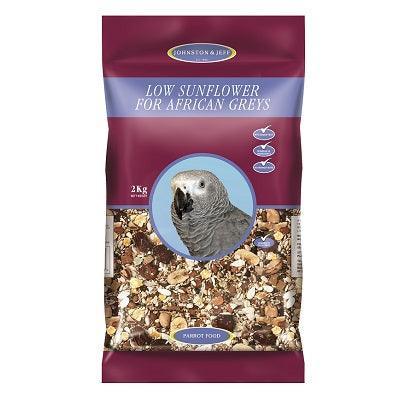 Johnston & Jeff Low SunDiet African Grey Parrot 6x2kg - North East Pet Shop Johnston & Jeff