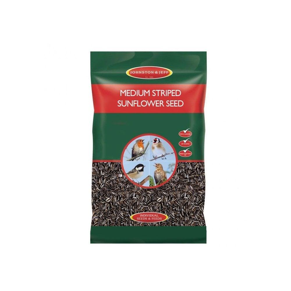 Johnston & Jeff Medium Striped Sunflowerseed - North East Pet Shop Johnston & Jeff