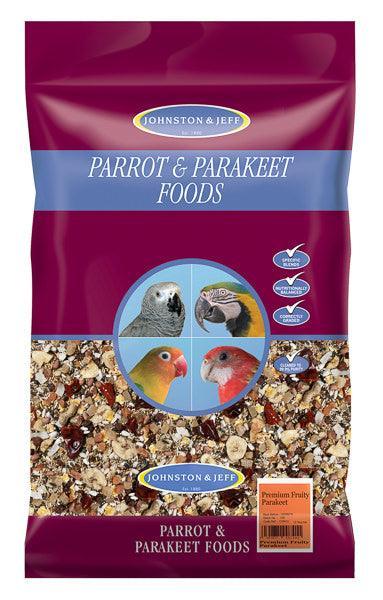 Johnston & Jeff Premium Fruity Parakeet 6x1kg - North East Pet Shop Johnston & Jeff
