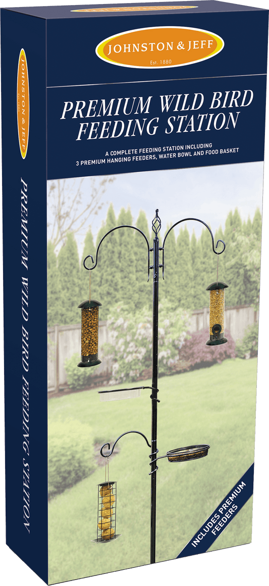Johnston & Jeff Premium Wild Bird Feeding Station - North East Pet Shop Johnston & Jeff