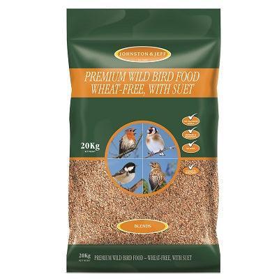 Johnston & Jeff Premium Wild Bird with Suet - North East Pet Shop Johnston & Jeff