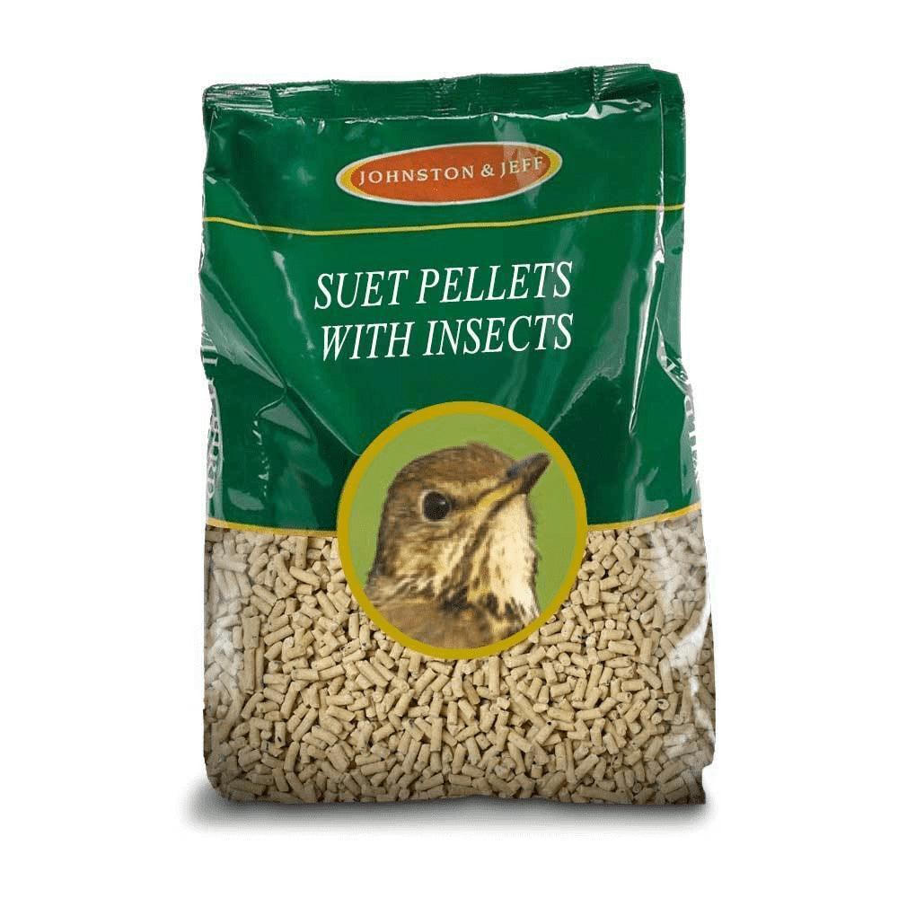Johnston & Jeff Suet Pellets with Insects - North East Pet Shop Johnston & Jeff