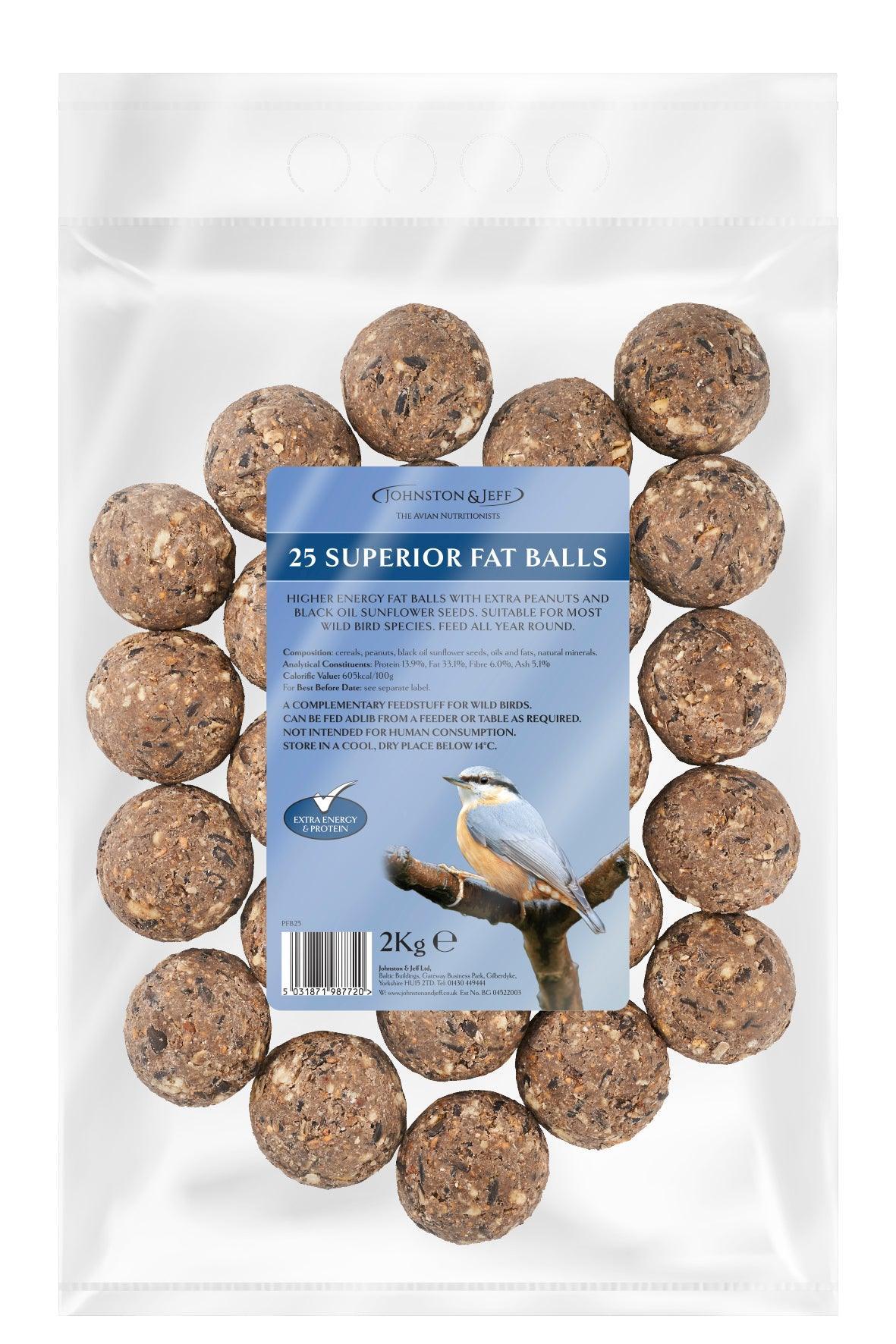 Johnston & Jeff Superior Fatballs No Nets 5x(25x80g) - North East Pet Shop Johnston & Jeff