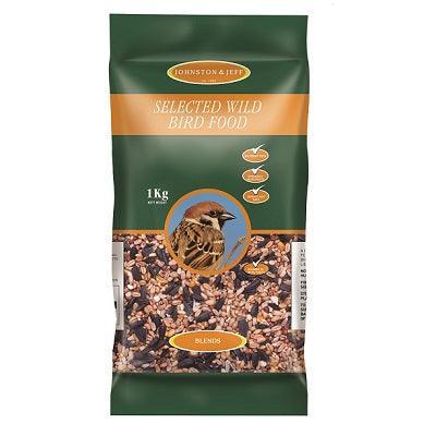 Johnston & Jeff Wild Bird Food 12x1kg - North East Pet Shop Johnston & Jeff
