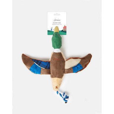 Joules Plush Printed Blue Duck - North East Pet Shop Joules