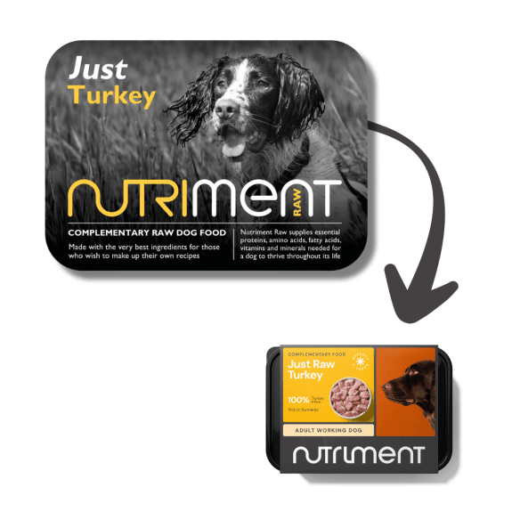 Just Turkey - 500g tub - North East Pet Shop Nutriment