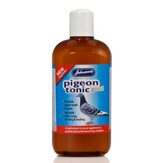 JVP Pigeon Tonic Gold 500mlx3 - North East Pet Shop Johnsons Veterinary Products