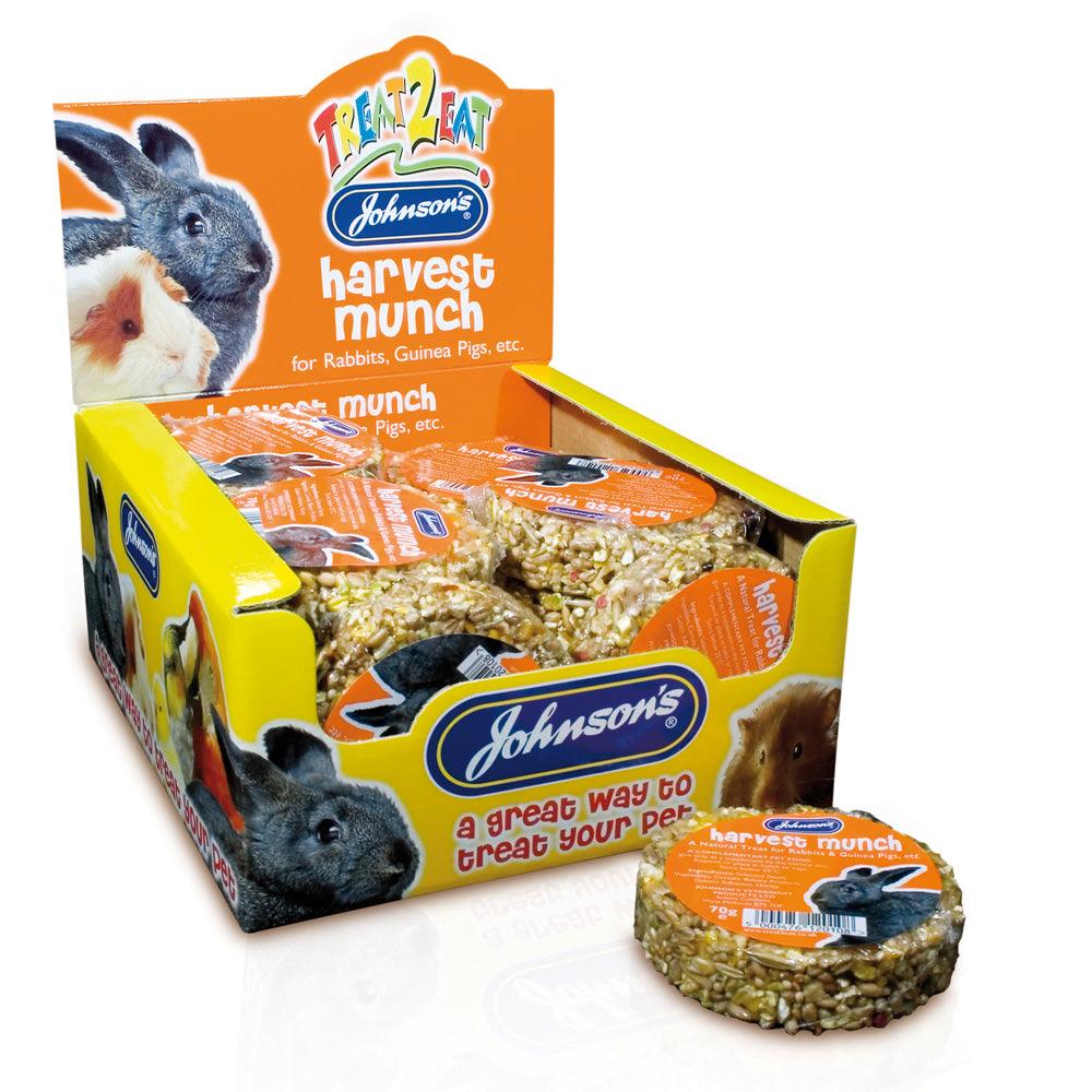 JVP Rabbit & Guinea Harvest Munch x18 - North East Pet Shop Johnsons Veterinary Products