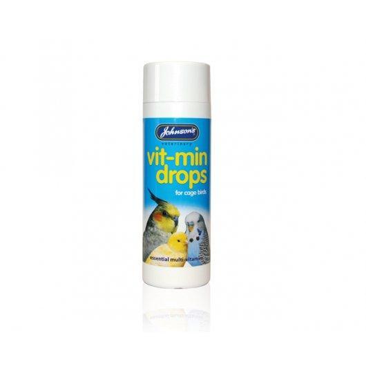 JVP Vit-Min Drops Caged Birds 100mlx6 - North East Pet Shop Johnsons Veterinary Products