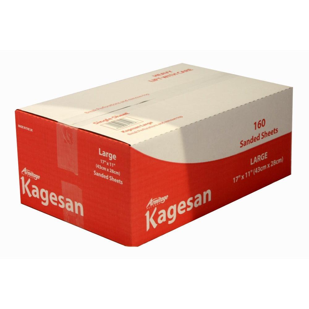 Kagesan Bulk Sand Sheets Large 43 x 28cm x 320 Sheets - North East Pet Shop Kagesan