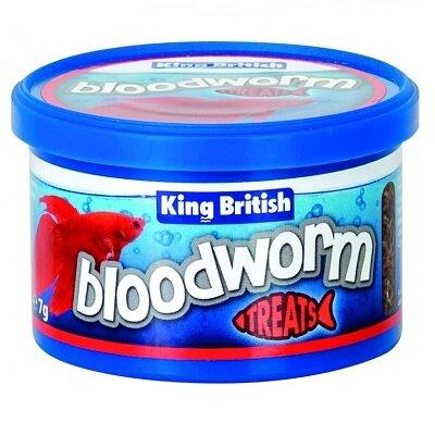 King British Bloodworm Treat 7g - North East Pet Shop King British