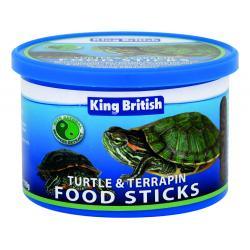 King British Turtle & Terrapin Food Sticks, 110g - North East Pet Shop King British