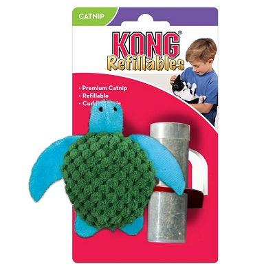 Kong Cat Refillable Catnip Turtle - North East Pet Shop Kong