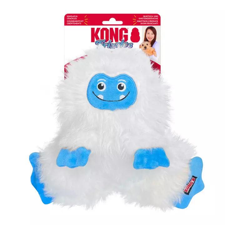 KONG Christmas Frizzles Yeti Dog Toy - North East Pet Shop KONG