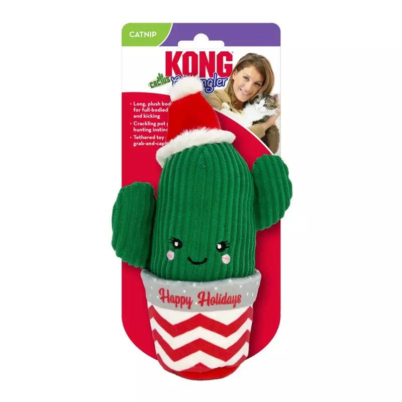 KONG Christmas Wrangler™ Cactus Cat Toy - North East Pet Shop KONG