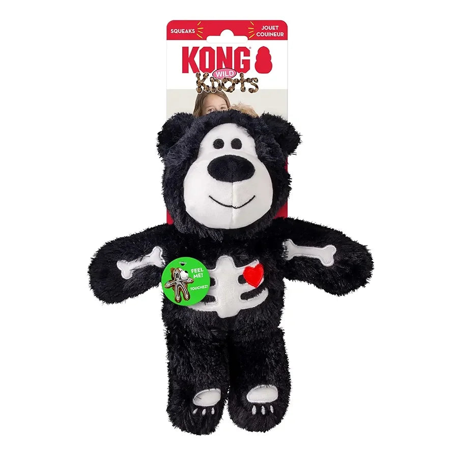 KONG Halloween Wild Knots Skeleton Bear - North East Pet Shop KONG