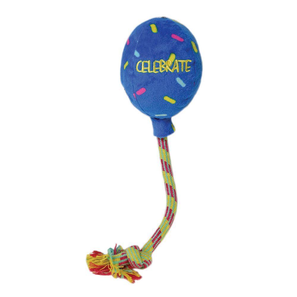 Kong Occasions Birthday Balloon Blue - North East Pet Shop KONG