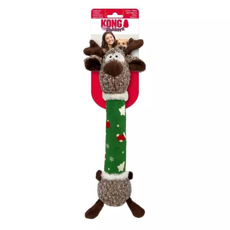 KONG Shakers Luv Christmas Reindeer Dog Toy - North East Pet Shop KONG