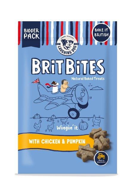 Laughing Dog Brit Bites Grain Free Chk 7x175g - North East Pet Shop Laughing Dog