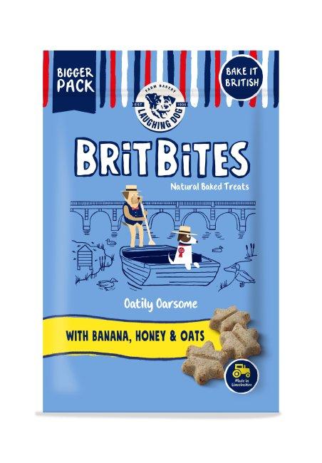 Laughing Dog Brit Bites WF BnHnOt 7x175g - North East Pet Shop Laughing Dog