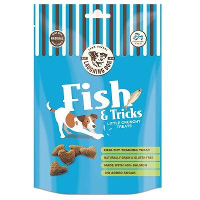 Laughing Dog Grn Free Fish&Tricks 5x125g - North East Pet Shop Laughing Dog