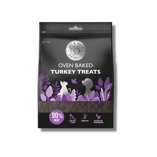 Leo & Wolf Oven Baked TURKEY Treats 100G