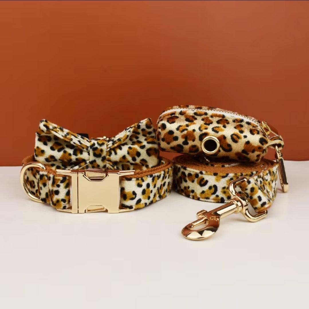 Leopard Print Dog Harness, Lead & Accessories - North East Pet Shop Dog Shack UK
