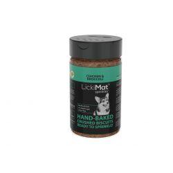 Lickimat Dog Sprinkles Chicken & Broccoli, 150gm - North East Pet Shop Lickimat