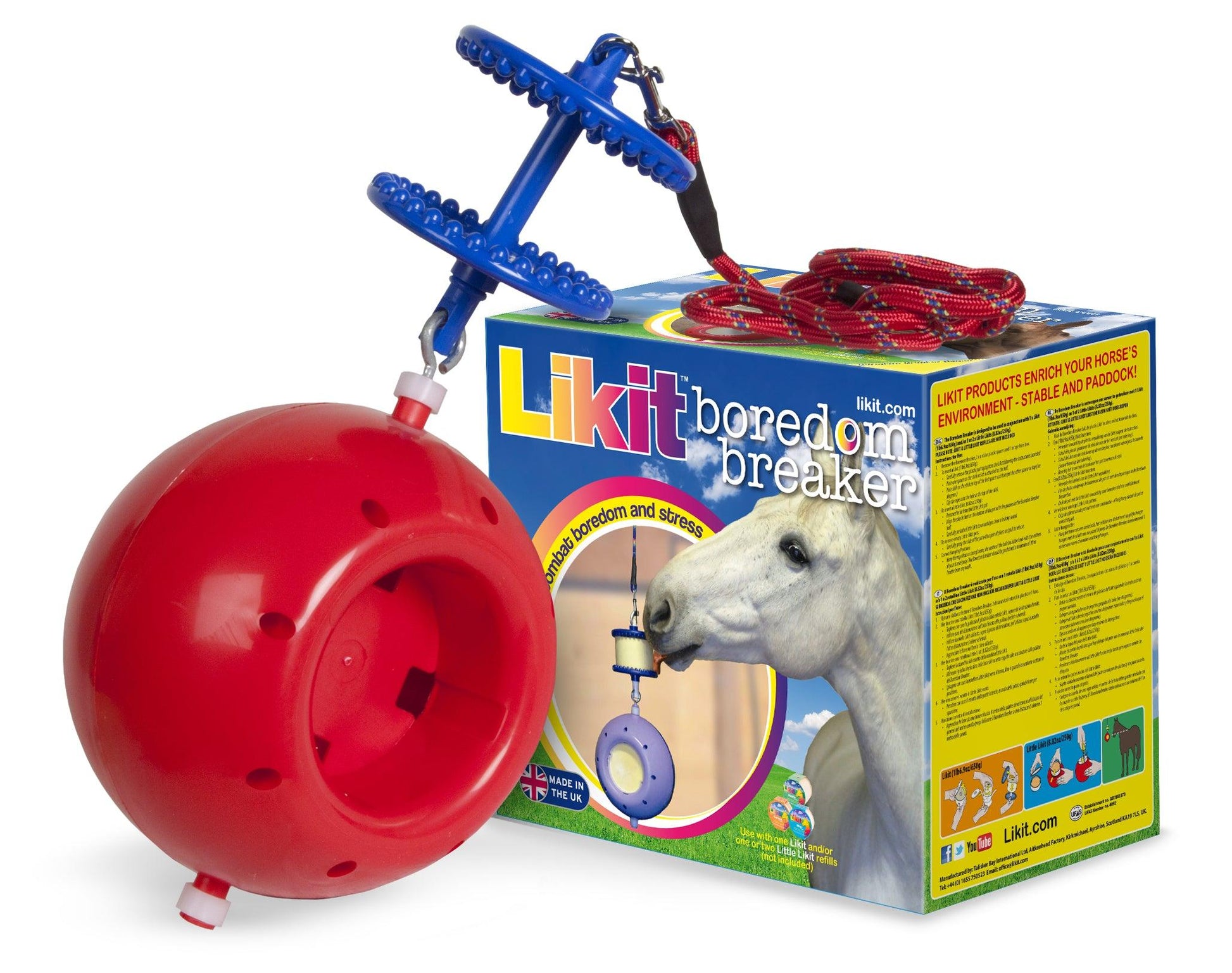 Likit Boredom Breaker Toy Red - North East Pet Shop Likit