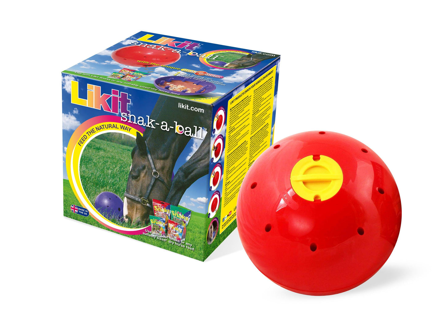 Likit Snak-A-Ball - Red - North East Pet Shop Likit