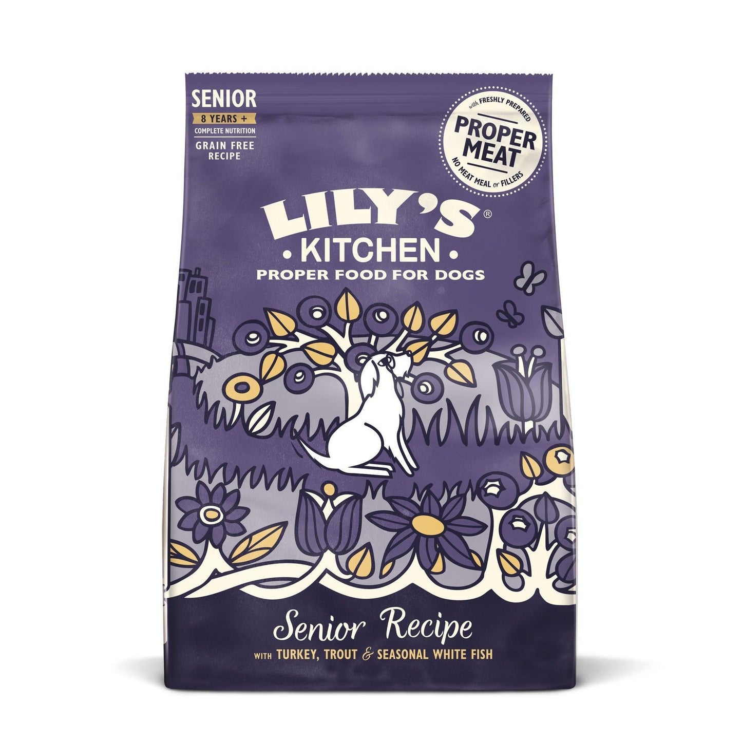 Lily's Kitchen Adult 8+ Salmon & Trout Dog 7kg - North East Pet Shop Lily's Kitchen