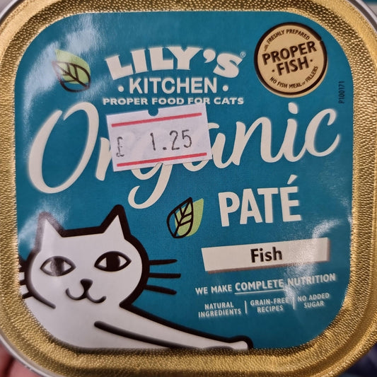 Lily's Kitchen Cat Organoc Fish Pate - North East Pet Shop Lily's Kitchen