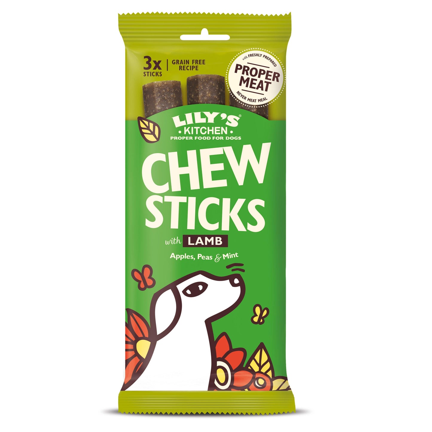 Lily's Kitchen Chew Sticks with Lamb 3 Sticks 120g - North East Pet Shop Lily's Kitchen