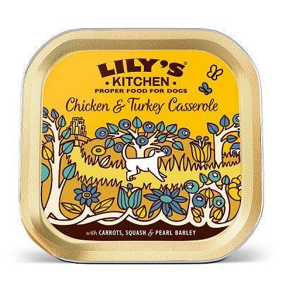 Lily's Kitchen Chicken & Turkey Casserole Foil 10 x 150g - North East Pet Shop Lily's Kitchen