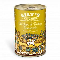 Lily's Kitchen Dog Chicken & Turkey Casserole, 400g - North East Pet Shop Lillys Kitchen