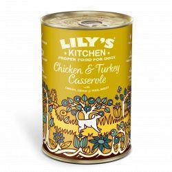 Lily's Kitchen Dog Chicken & Turkey Casserole, 6 x 400g - North East Pet Shop Lillys Kitchen