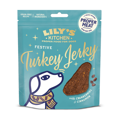 Lily's Kitchen Festive Christmas Turkey Jerky - North East Pet Shop Lily's Kitchen