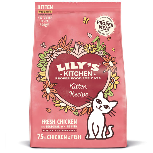 Lily's Kitchen Kitten Chicken Dry Food 800g - North East Pet Shop Lily's Kitchen