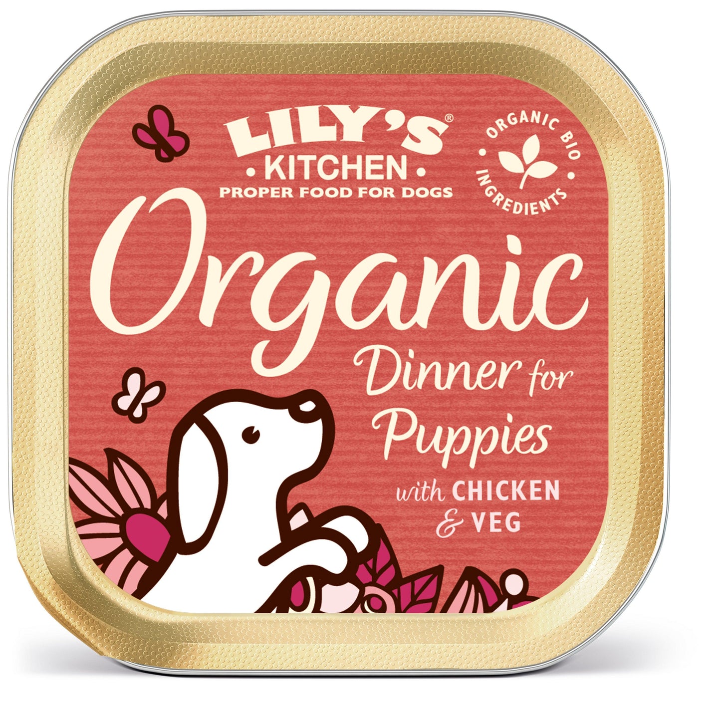 Lily's Kitchen Organic Dinner for Puppies Foil 11 x 150g - North East Pet Shop Lily's Kitchen