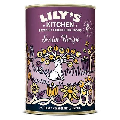 Lily's Kitchen Senior Recipe Dog Tins 6 x 400g - North East Pet Shop Lily's Kitchen
