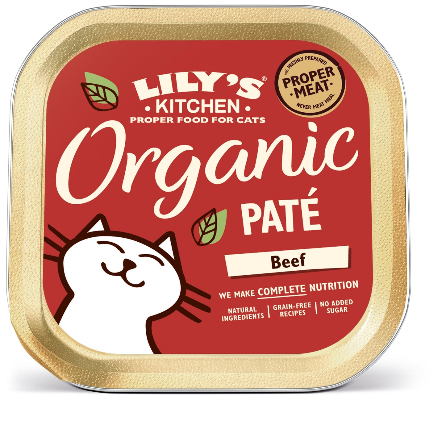 Lilys Kitchen Cat Organic Beef 19x85g - North East Pet Shop Lily's Kitchen