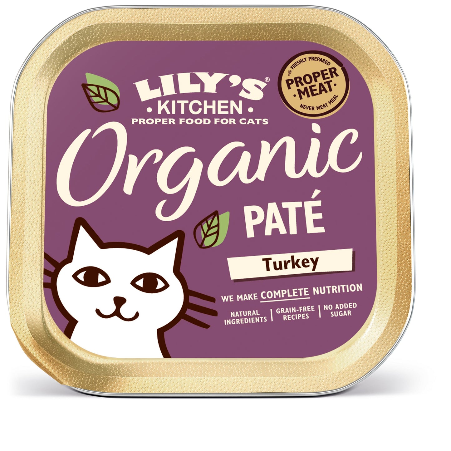 Lilys Kitchen Cat Organic Turkey 19x85g - North East Pet Shop Lily's Kitchen