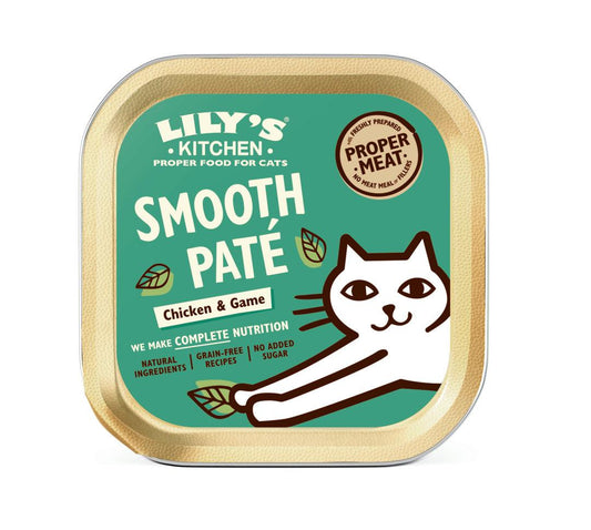 Lilys Kitchen Cat Smth Pate ChkGm 19x85g - North East Pet Shop Lily's Kitchen