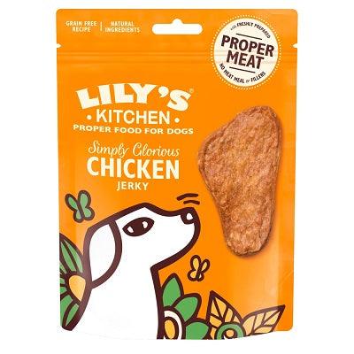 Lilys Kitchen Chicken Jerky Trt 8x70g - North East Pet Shop Lily's Kitchen