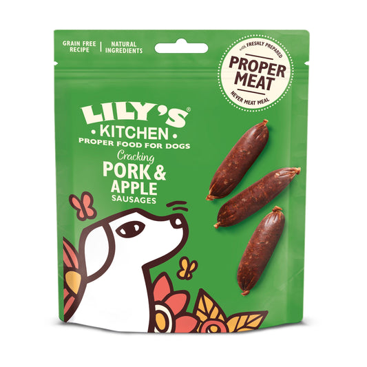 Lilys Kitchen Cracking Sausages 8x70g - North East Pet Shop Lily's Kitchen