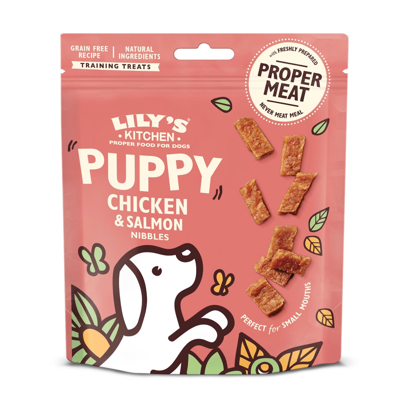 Lilys Kitchen Puppy Nibble C&S Trt 8x70g - North East Pet Shop Lily's Kitchen