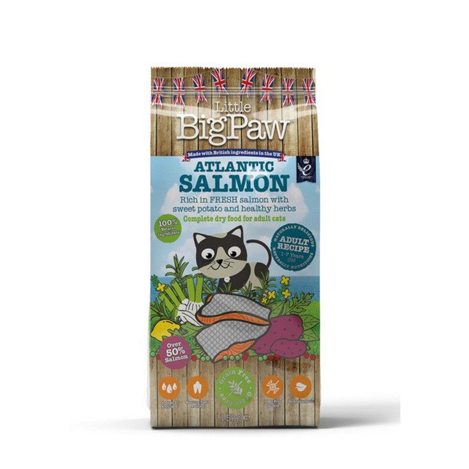 Little Big Paw Atlantic Salmon Complete Adult Cat 1.5kg - North East Pet Shop Little Big Paw