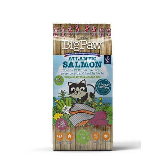 Little Big Paw Atlantic Salmon Complete Adult Cat 1.5kg - North East Pet Shop Little Big Paw